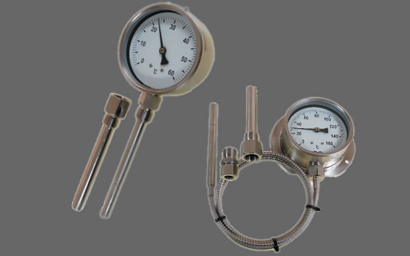 Gas Actuated Series Industrial Temperature Gauges